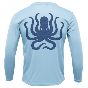 SALTWATER BORN Shirts Anna Maria Island Kraken Long Sleeve UPF 50+ Dry-Fit Shirt