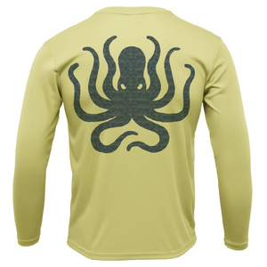 SALTWATER BORN Shirts Anna Maria Island Kraken Long Sleeve UPF 50+ Dry-Fit Shirt