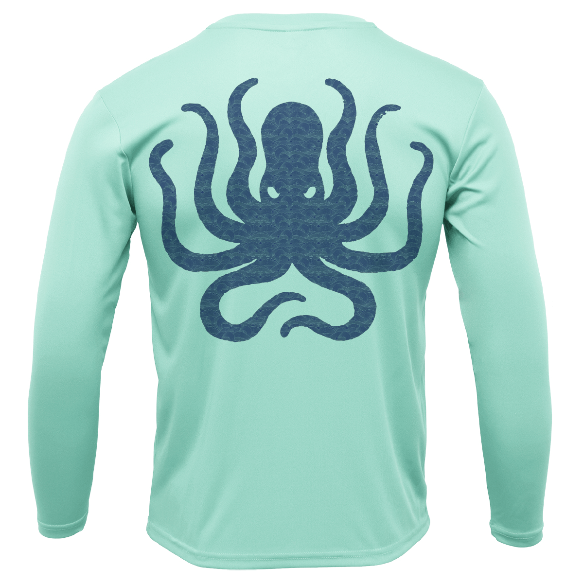 SALTWATER BORN Shirts Anna Maria Island Kraken Long Sleeve UPF 50+ Dry-Fit Shirt