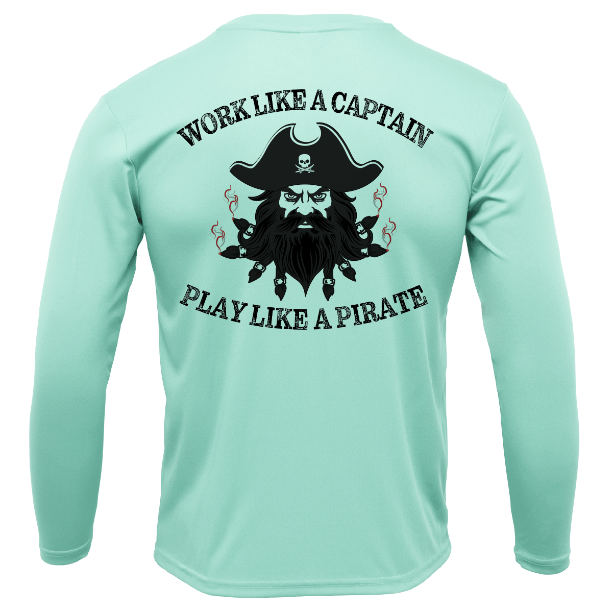 Saltwater Born Shirts M / SEAFOAM Saltwater Born Blackbeard Long Sleeve UPF 50+ Dry-Fit Shirt