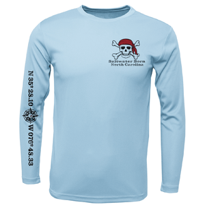 Saltwater Born Shirts North Carolina Blackbeard Long Sleeve UPF 50+ Dry-Fit Shirt