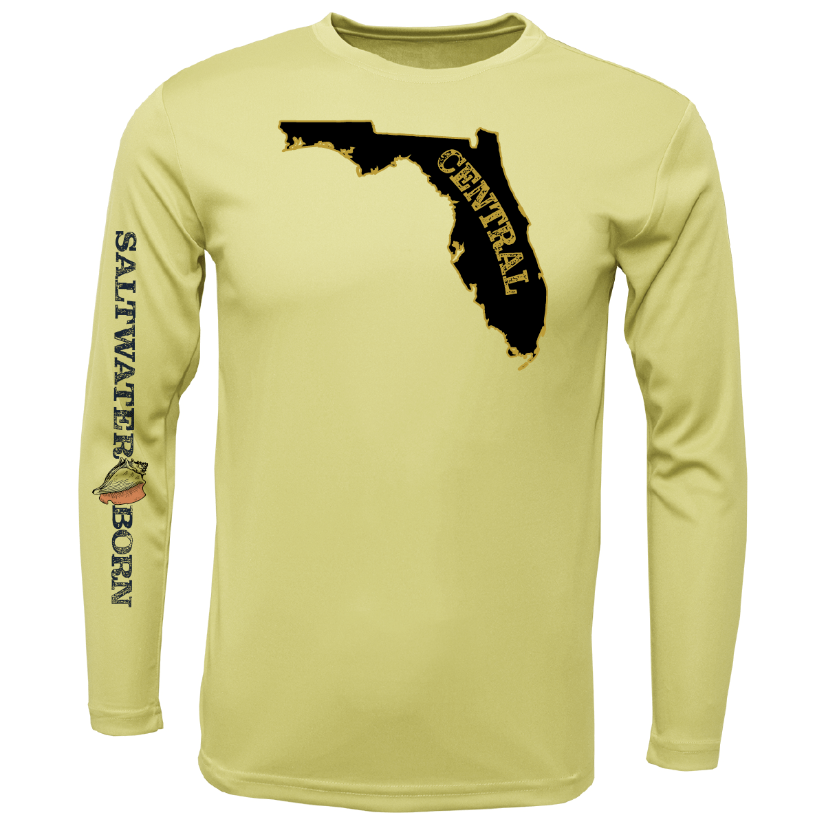 UCF Black and Gold Long-Sleeve UPF 50+ Dry-Fit Shirt – Saltwater Born