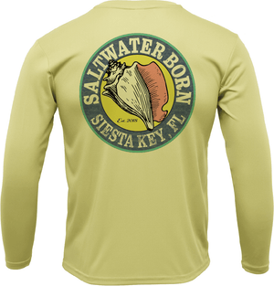 Saltwater Born Shirts Siesta Key, FL Hogfish Diver Long Sleeve UPF 50+ Dry-Fit Shirt