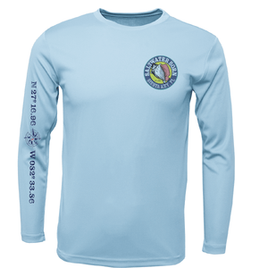 Saltwater Born Shirts Siesta Key, FL Snook Long Sleeve UPF 50+ Dry-Fit Shirt