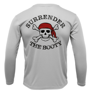 Saltwater Born Shirts Siesta Key, FL "Surrender The Booty" Long Sleeve UPF 50+ Dry-Fit Shirt