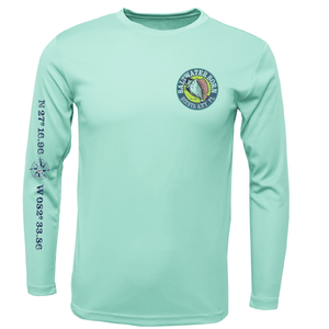 Saltwater Born Shirts Siesta Key, FL Tarpon Long Sleeve UPF 50+ Dry-Fit Shirt