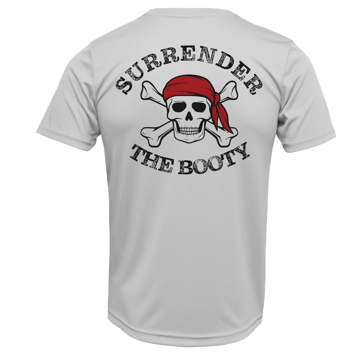 Saltwater Born Shirts St. Pete Beach, FL "Surrender The Booty" Men's Short Sleeve UPF 50+ Dry-Fit Shirt