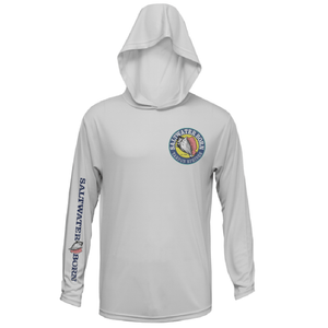 Saltwater Born Shirts Tarpon Springs, FL Action Tarpon Long Sleeve UPF 50+ Dry-Fit Hoodie