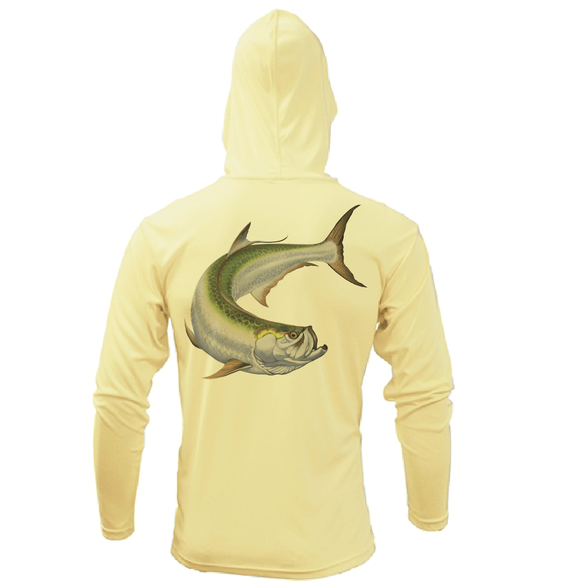 Saltwater Born UPF 50+ Hoodies Dunedin, FL Action Tarpon Long Sleeve UPF 50+ Dry-Fit Hoodie