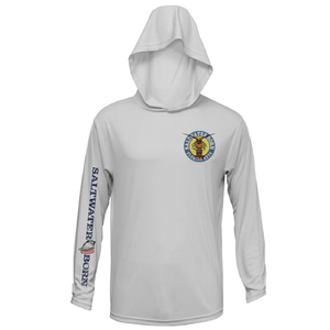 Saltwater Born UPF 50+ Hoodies Florida Keys Realistic Lobster Long Sleeve UPF 50+ Dry-Fit Hoodie