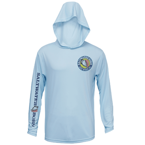 Saltwater Born UPF 50+ Hoodies Key West, FL Kraken Long Sleeve UPF 50+ Dry-Fit Hoodie