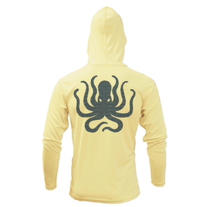 Saltwater Born UPF 50+ Hoodies Key West, FL Kraken Long Sleeve UPF 50+ Dry-Fit Hoodie