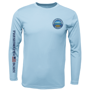 Saltwater Born UPF 50+ Long Sleeve Florida Freshwater Born "All For Rum and Rum For All" Men's Long Sleeve UPF 50+ Dry-Fit Shirt