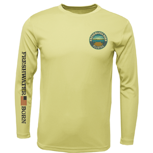 Saltwater Born UPF 50+ Long Sleeve Florida Freshwater Born "All For Rum and Rum For All" Men's Long Sleeve UPF 50+ Dry-Fit Shirt