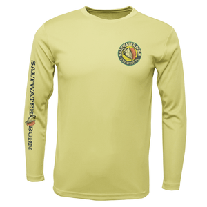 Saltwater Born UPF 50+ Long Sleeve Key West, FL Saltwater Born Circle Logo Clean Long Sleeve UPF 50+ Dry-Fit Shirt