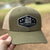 State Homegrown Headwear Moss Green/Khaki Don't Tread on Me Trucker Hat