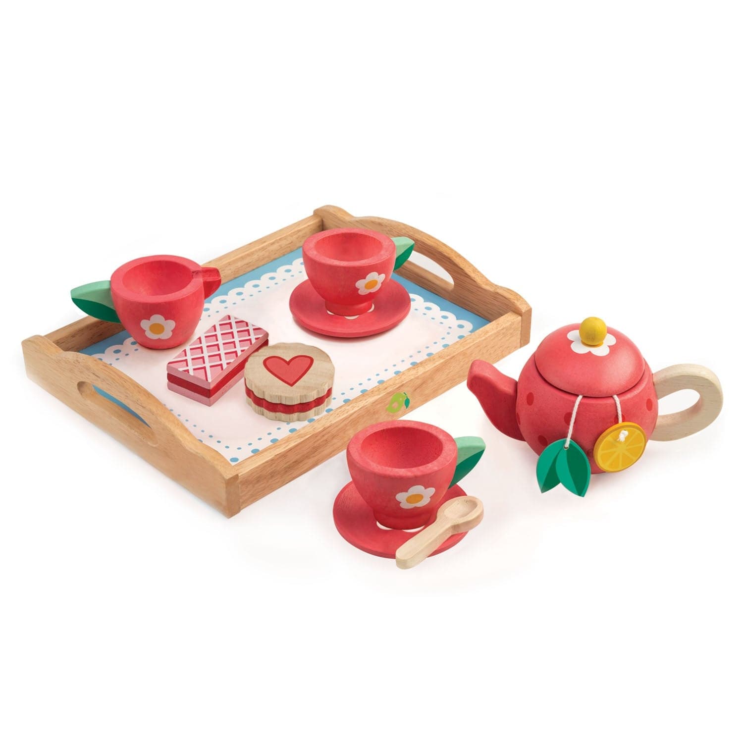 Tender Leaf Tea Tray Set