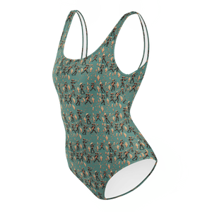 Texas Eclipse Outfitters Fiesta Fantasma: Skeleton Mariachi One-Piece Swimsuit