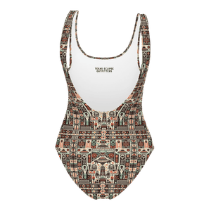 Texas Eclipse Outfitters Mayan Fever Dream: A Sighting One-Piece Swimsuit