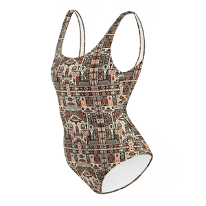 Texas Eclipse Outfitters Mayan Fever Dream: A Sighting One-Piece Swimsuit