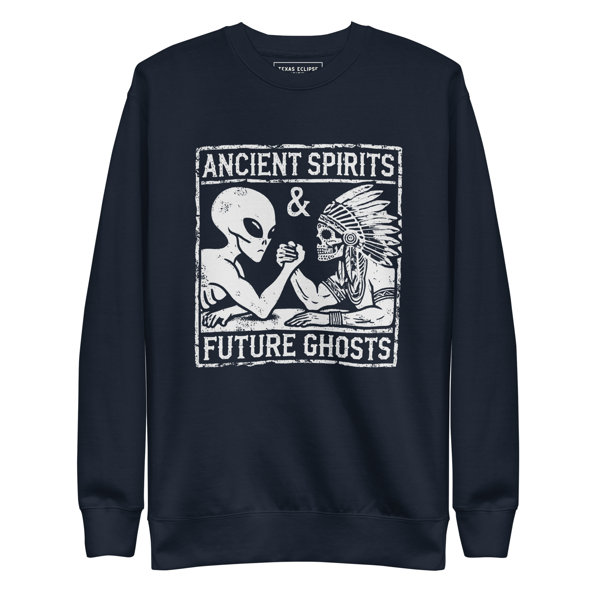 Texas Eclipse Outfitters Outerwear S Ancient Spirits Graphic Sweatshirt