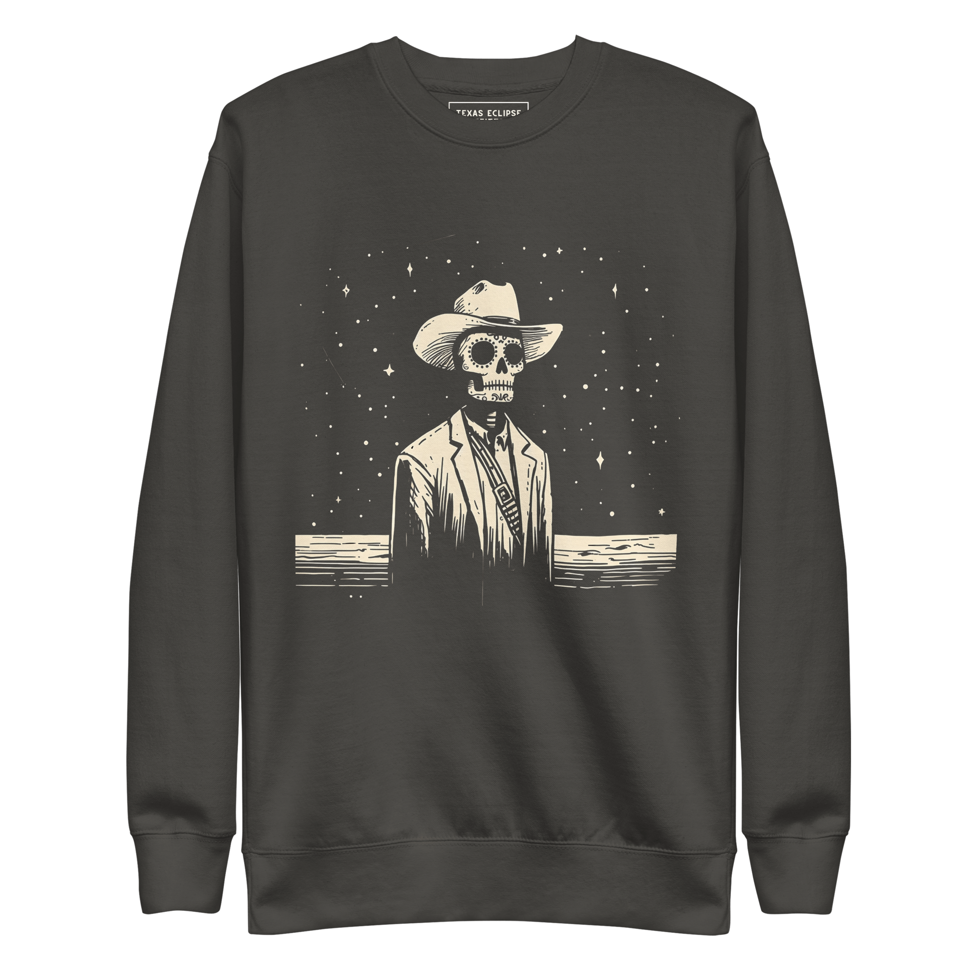 Texas Eclipse Outfitters Outerwear S Lonesome Wanderer Graphic Sweatshirt