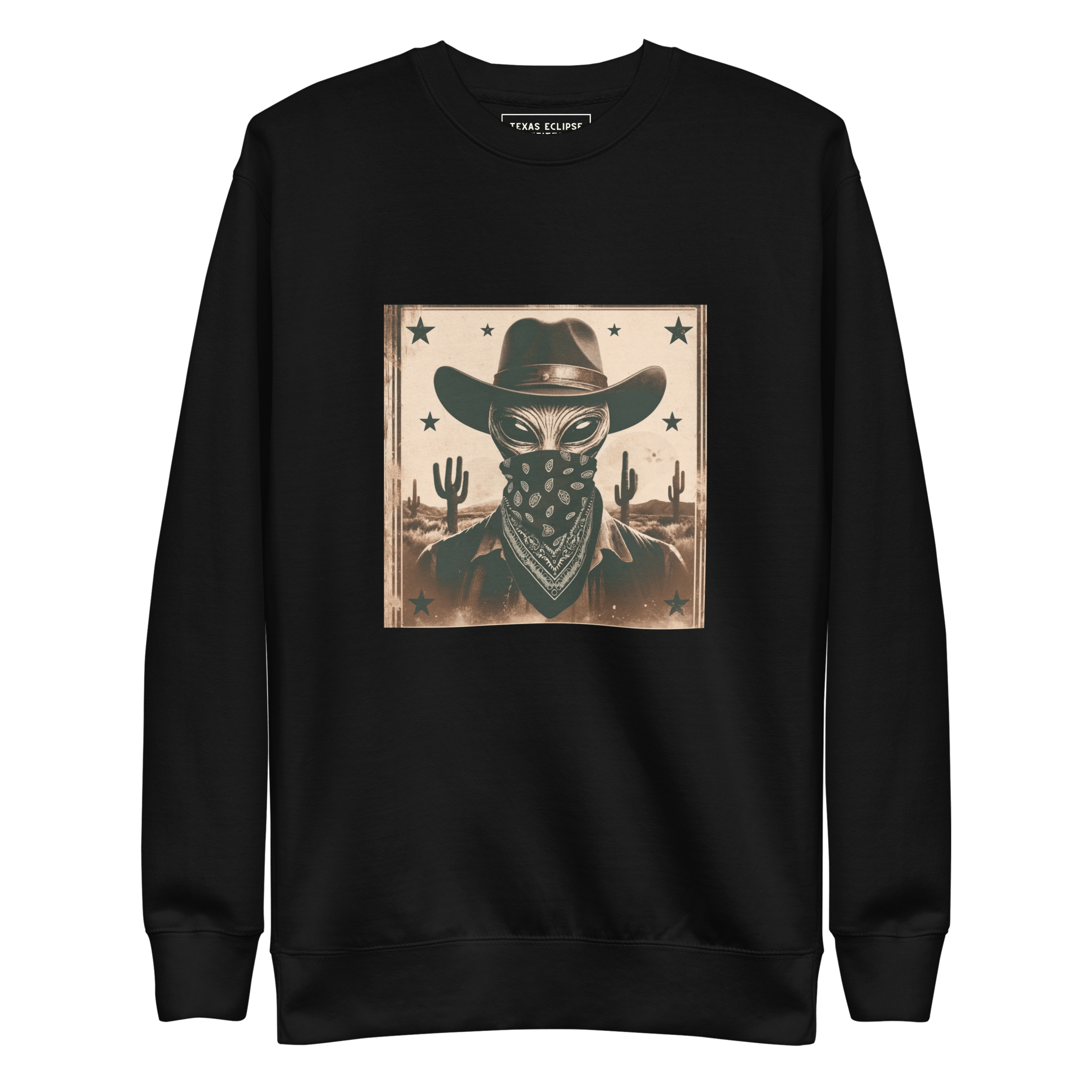 Texas Eclipse Outfitters Outerwear S Roswell's Most Wanted Graphic Sweatshirt