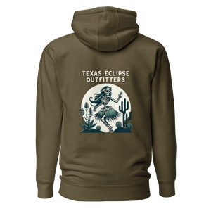 Texas Eclipse Outfitters Outerwear Undead Luau Hula Girl Graphic Hoodie