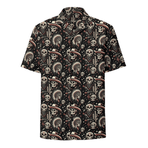 Texas Eclipse Outfitters Shirts Renegade Revel: Outlaw Skull Button-Up Shirt