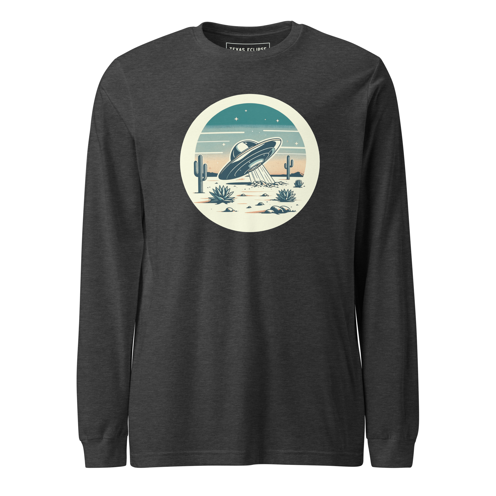 Texas Eclipse Outfitters Shirts XS Buzzin' UFO Long Sleeve Graphic Tee