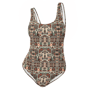 Texas Eclipse Outfitters XS Mayan Fever Dream: A Sighting One-Piece Swimsuit