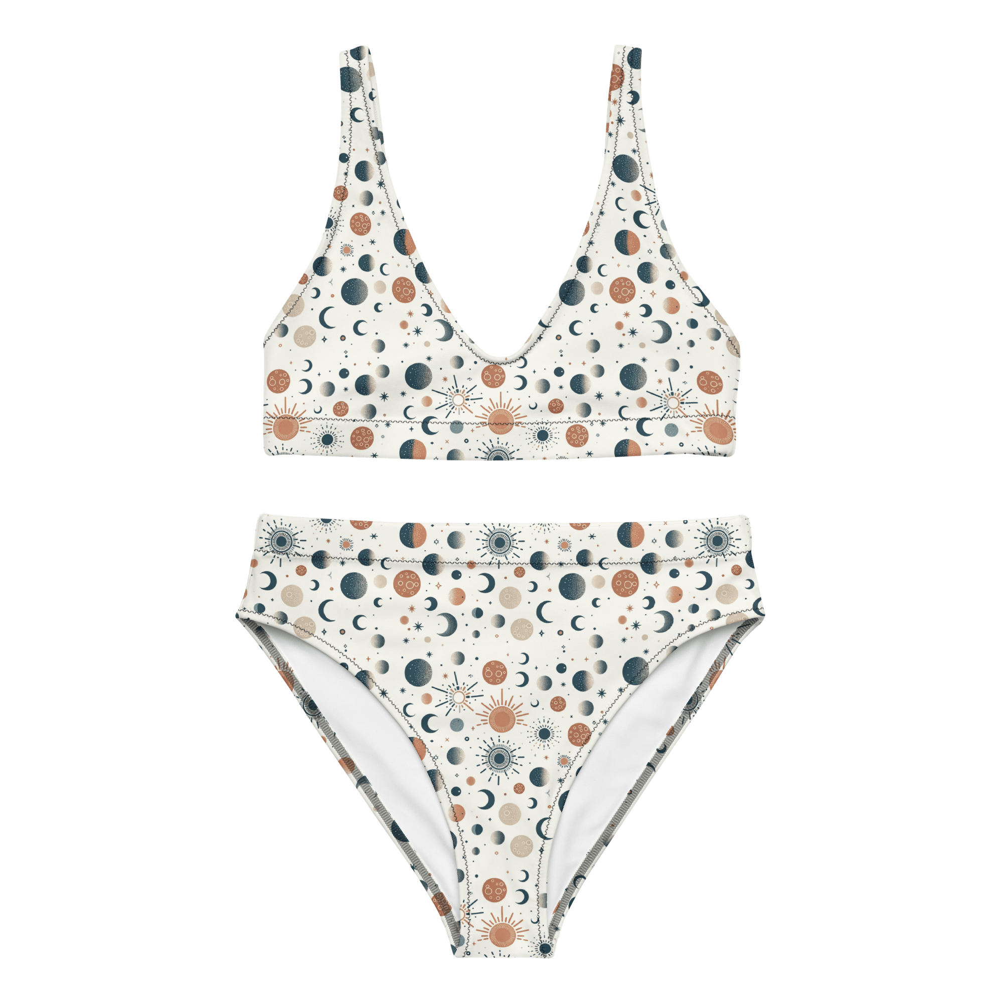 Texas Eclipse Outfitters XS Solar Flare: Sunburst Radiance High-Waisted Bikini