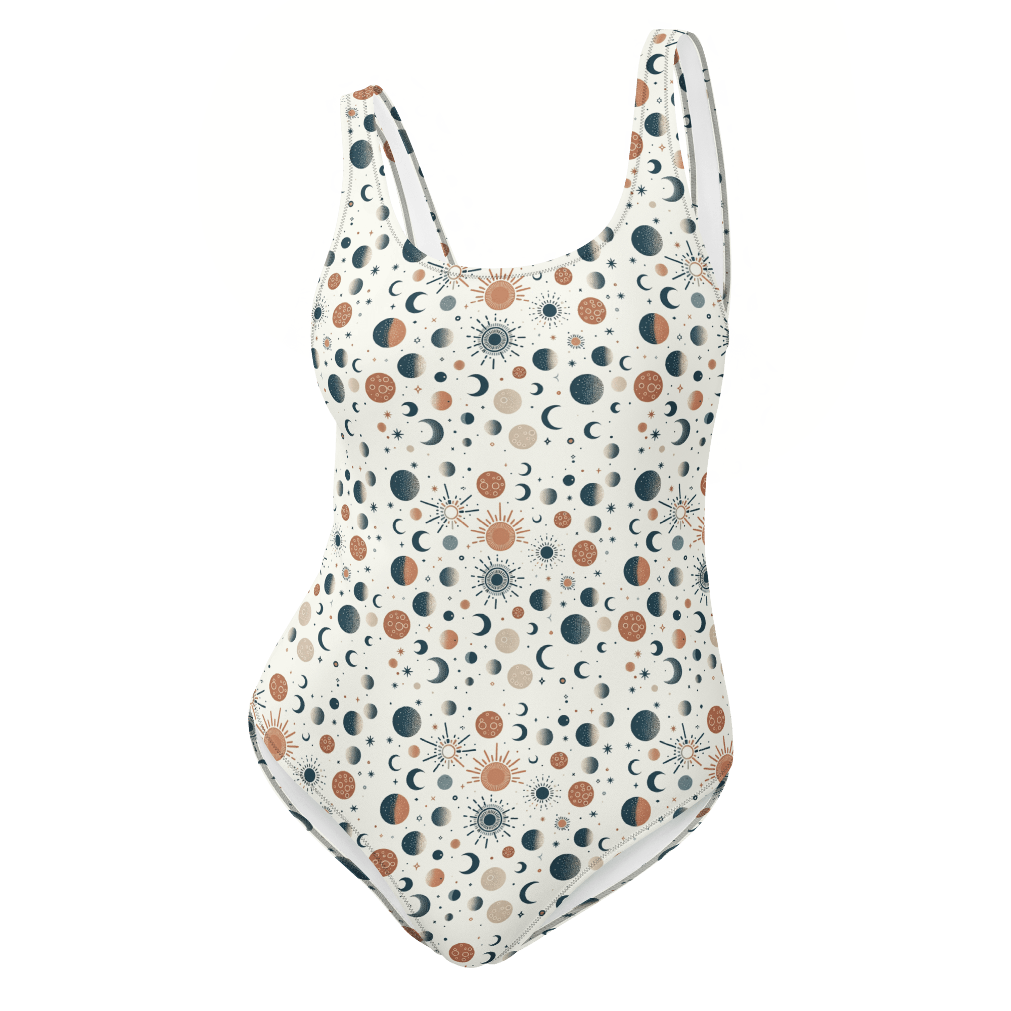 Texas Eclipse Outfitters XS Solar Flare: Sunburst Radiance One-Piece Swimsuit