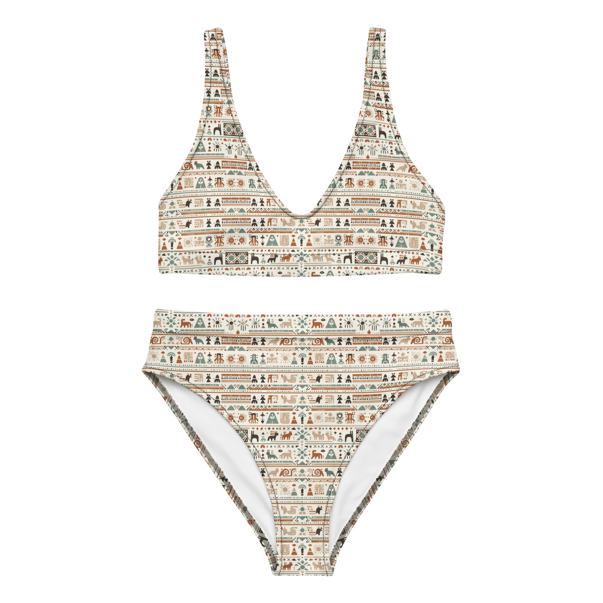 Texas Eclipse Outfitters Zuni Spirit: Patterned High-Waisted Bikini