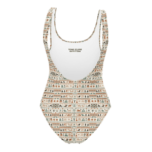 Texas Eclipse Outfitters Zuni Spirit: Patterned One-Piece Swimsuit