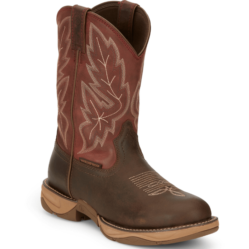 Tony Lama Men's Americana Creedance Brown Square Toe Cowboy Boots 7973 -  Russell's Western Wear, Inc.