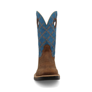 TWISTED X BOOTS Boots Twisted X Men's Brunette & Fjord Blue Tech X Western Boot MXW0012