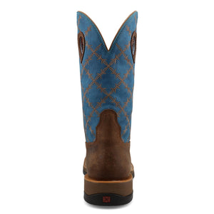 TWISTED X BOOTS Boots Twisted X Men's Brunette & Fjord Blue Tech X Western Boot MXW0012