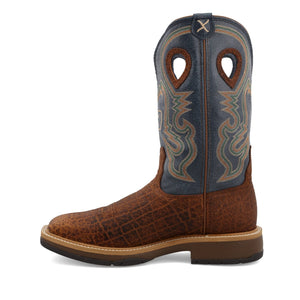 TWISTED X BOOTS Boots Twisted X Men's Distressed Saddle & Peacock Horseman Western Boot MHM0022