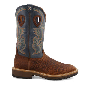 TWISTED X BOOTS Boots Twisted X Men's Distressed Saddle & Peacock Horseman Western Boot MHM0022