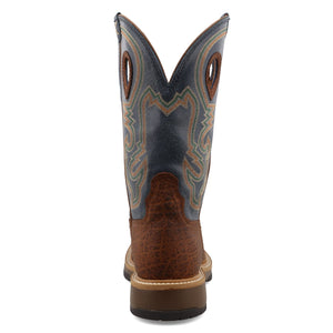 TWISTED X BOOTS Boots Twisted X Men's Distressed Saddle & Peacock Horseman Western Boot MHM0022