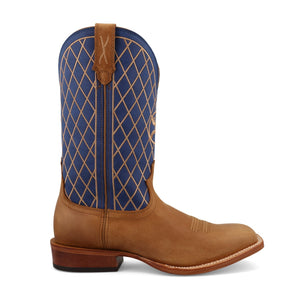 TWISTED X BOOTS Boots Twisted X Men's Inca Gold & Twilight Blue Hooey Boot MHY0036