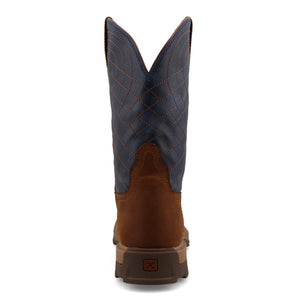 TWISTED X BOOTS Boots Twisted X Men's Mocha & Denim UltraLite X Work Boot MULN004