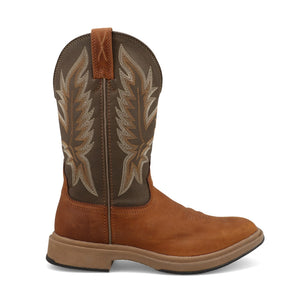 TWISTED X BOOTS Boots Twisted X Men's Tawny Brown & Olive UltraLite X Western Boot MUL0002