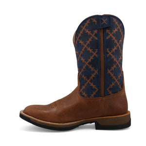 TWISTED X BOOTS Boots Twisted X Men's Tech X Brown/Blue Western Boot MXW0009