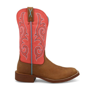 TWISTED X BOOTS Boots Twisted X Women's Tech X™ Distressed Saddle & Salmon Western Boot WXTR012