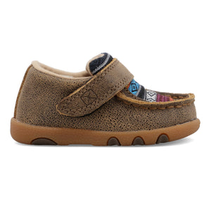 TWISTED X BOOTS Shoes Twisted X Infant Bomber & Multi Serape Driving Moc Shoe ICA0004