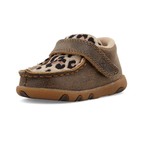 TWISTED X BOOTS Shoes Twisted X Infant Cheetah Print Chukka Driving Mocs ICA0007