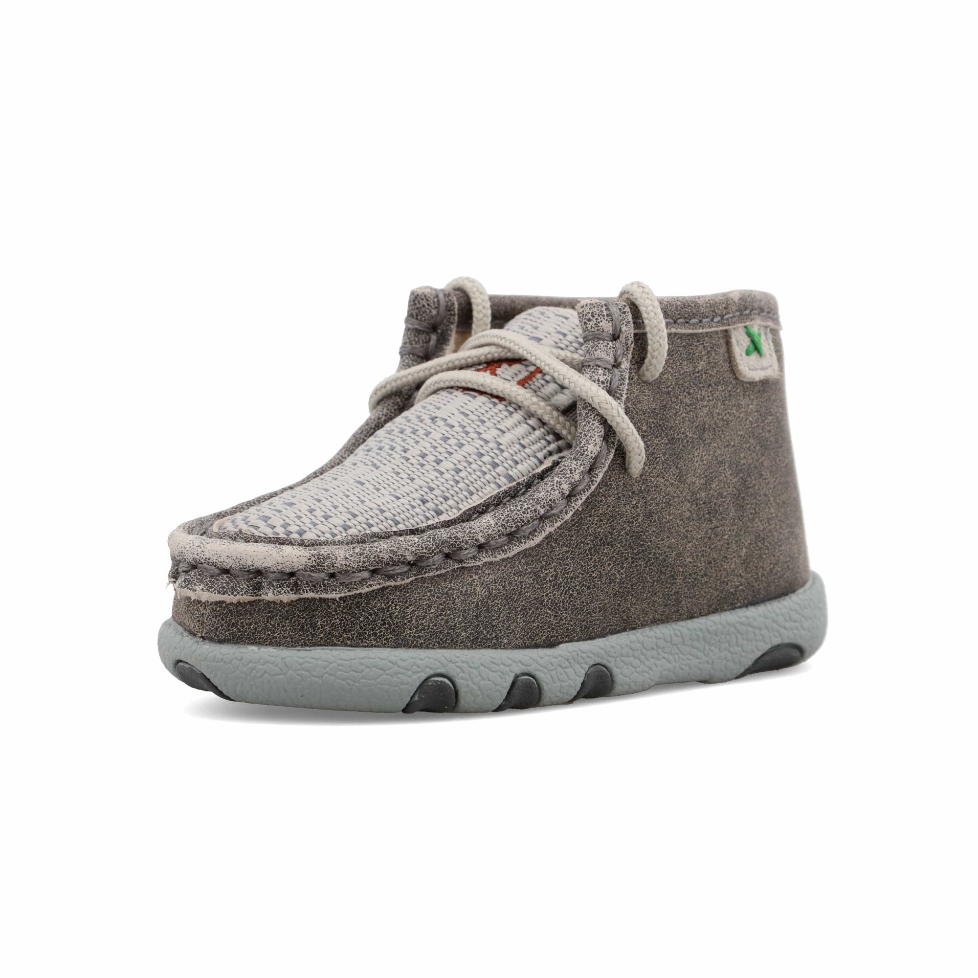 TWISTED X BOOTS Shoes Twisted X Infants Grey Chukka Driving Moc Shoe ICA0012