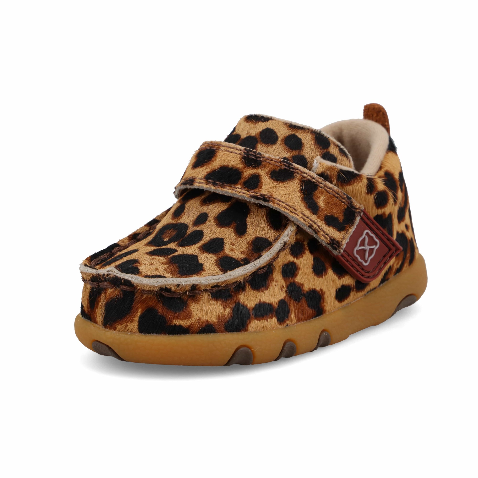 TWISTED X BOOTS Shoes Twisted X Infants Leopard Driving Moc Shoe ICA0034